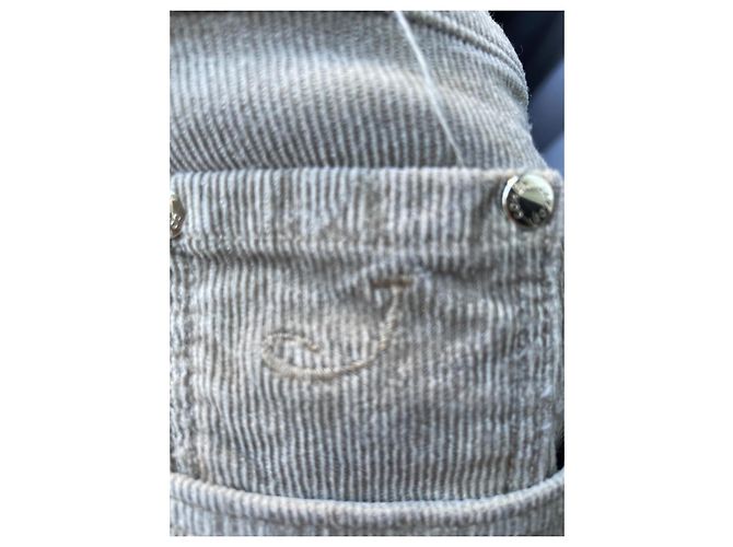 Vaqueros de terciopelo Jacob Cohen Beige Talla 42 - vista 12