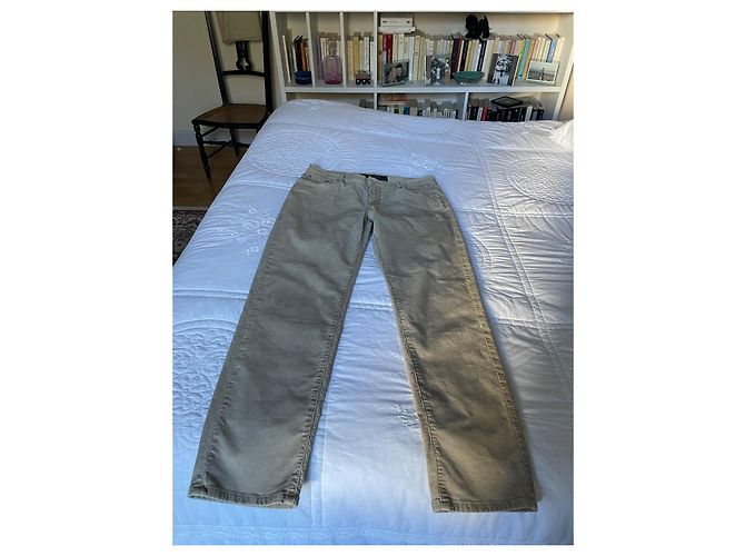Vaqueros de terciopelo Jacob Cohen Beige Talla 42 - vista 4