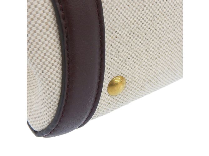 Borsa Gancini di Salvatore Ferragamo Marrone Beige - vista 4