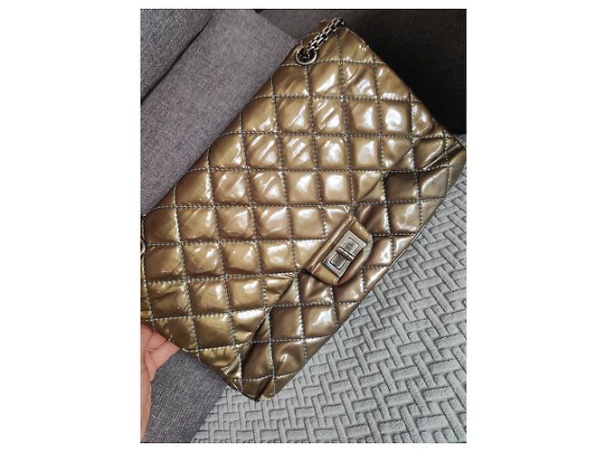 Borse Chanel per donne in Bronzo Verde scuro - vista 3
