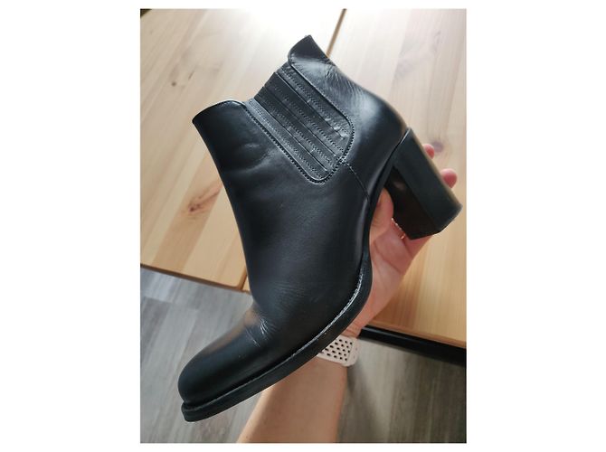 Autre Marque Muratti black jeans ankle boots - view 3