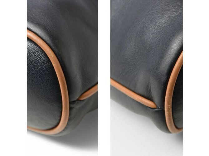 Céline Borsa a Spalla All Soft Celine in Blu Navy Scuro - vista 3