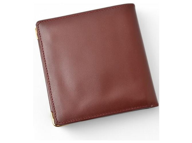 Billetera bi-fold Cartier en Burdeos - vista 5