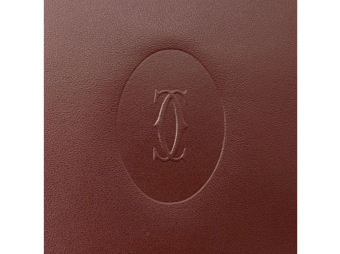 Billetera bi-fold Cartier en Burdeos - vista 6