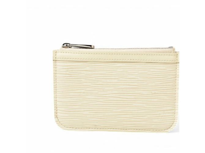 Portamonete e portachiavi Louis Vuitton Bianco sporco - vista 3