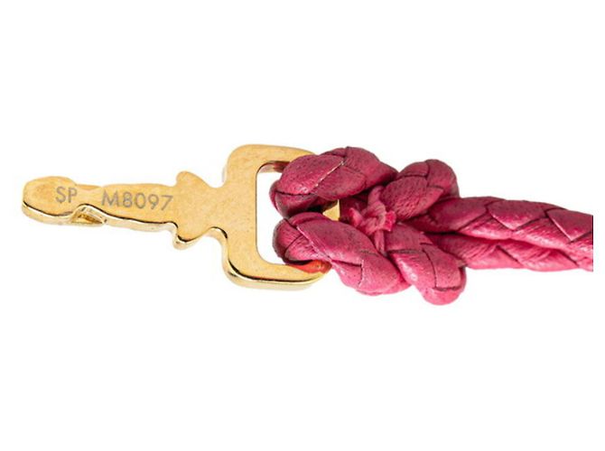 Bracciale charm Lockit Again di Louis Vuitton Rosa D'oro - vista 4