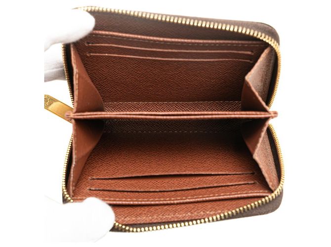 Monedero Zippy Monogram Louis Vuitton Castaño - vista 4