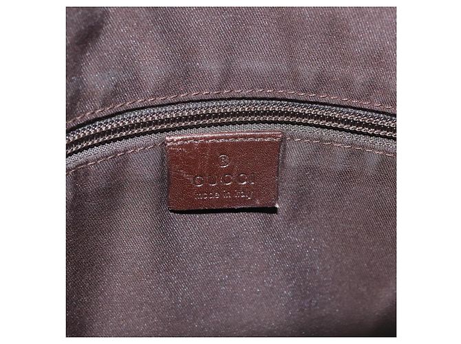 Borsa a Spalla GG Canvas GUCCI Beige Argento 145857 Auth bs21051 - vista 16