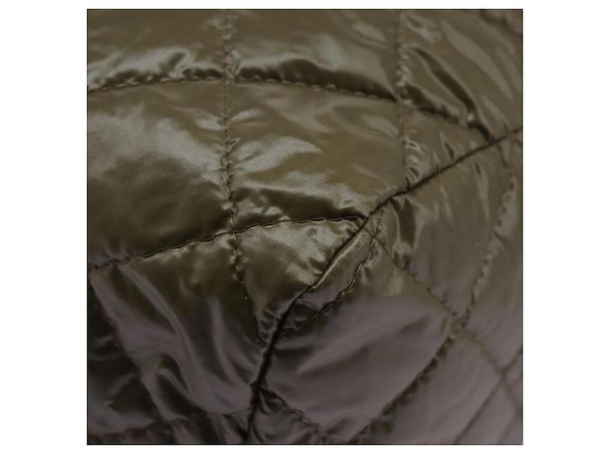 Borsa a spalla in nylon khaki Auth ti2658 di BURBERRY Cachi - vista 15
