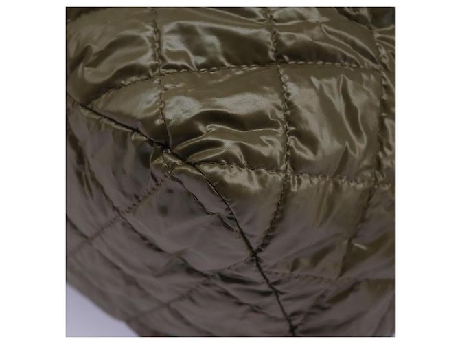 Borsa a spalla in nylon khaki Auth ti2658 di BURBERRY Cachi - vista 16