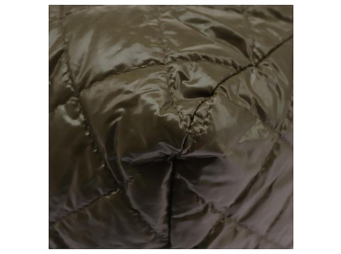 Borsa a spalla in nylon khaki Auth ti2658 di BURBERRY Cachi - vista 17