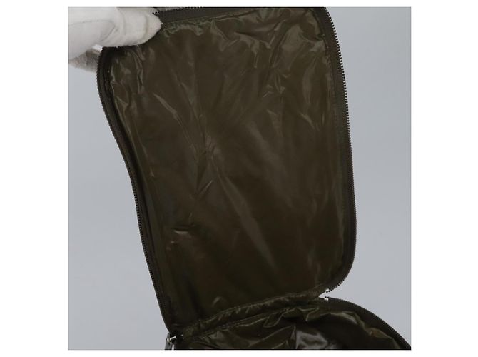 Borsa a spalla in nylon khaki Auth ti2658 di BURBERRY Cachi - vista 19