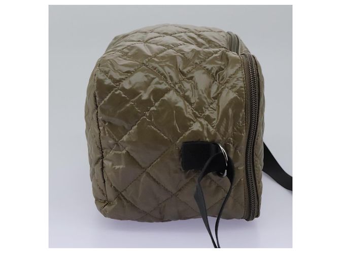 Borsa a spalla in nylon khaki Auth ti2658 di BURBERRY Cachi - vista 4