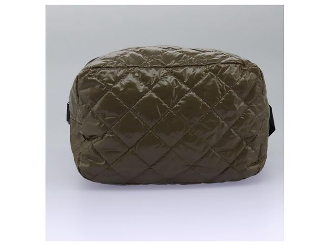 Borsa a spalla in nylon khaki Auth ti2658 di BURBERRY Cachi - vista 5