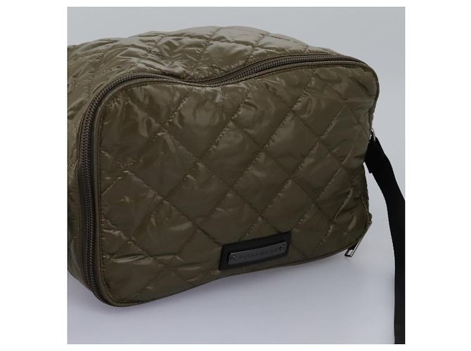 Borsa a spalla in nylon khaki Auth ti2658 di BURBERRY Cachi - vista 6