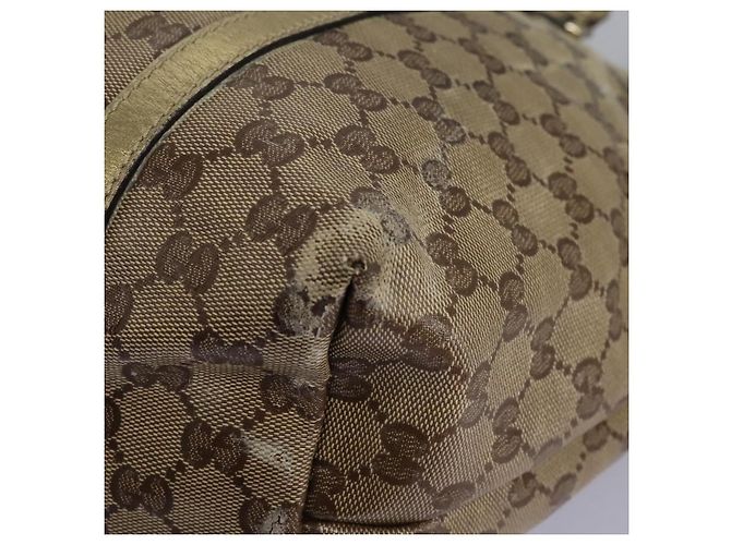 Borsa a spalla GG Crystal Gucci Beige 197953 Auth 112921 - vista 12