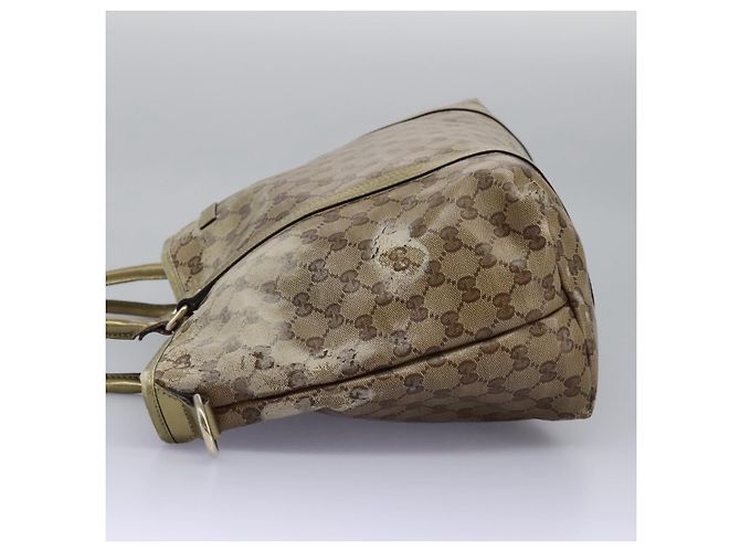 Borsa a spalla GG Crystal Gucci Beige 197953 Auth 112921 - vista 4