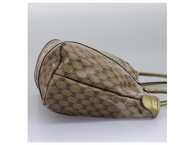 Borsa a spalla GG Crystal Gucci Beige 197953 Auth 112921 - vista 5