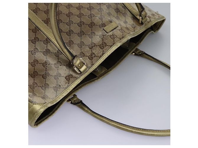 Borsa a spalla GG Crystal Gucci Beige 197953 Auth 112921 - vista 6