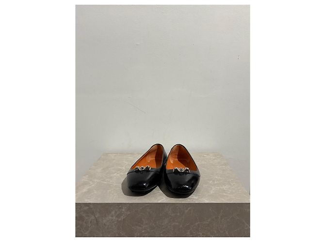 Kelly Hermès Bailarinas HERMES T.EU 37 Cuero Negro - vista 3