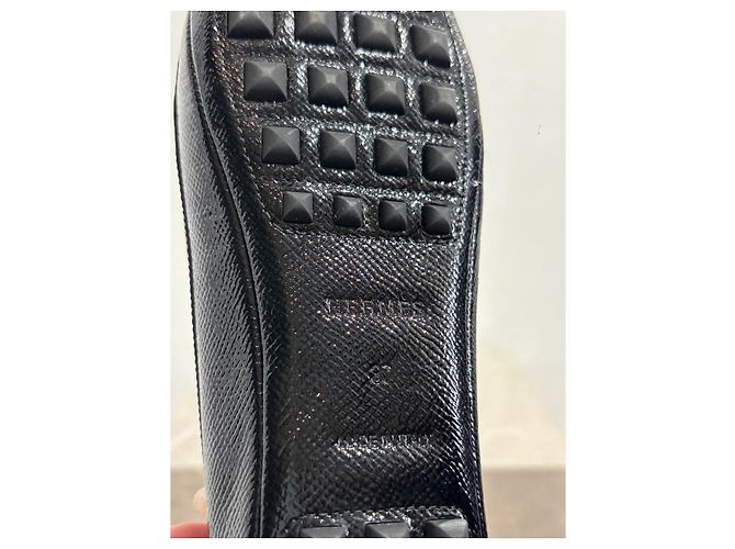 Kelly Hermès Bailarinas HERMES T.EU 37 Cuero Negro - vista 7