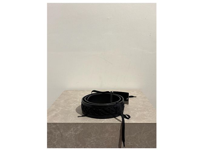 Cinto DIOR T.cm 95 de couro Preto - vista 5