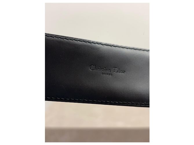 Cinto DIOR T.cm 95 de couro Preto - vista 7
