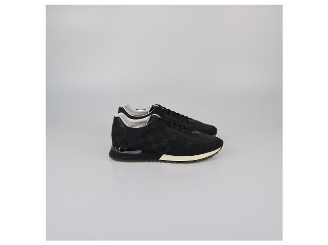 LOUIS VUITTON Trainer T.EU 8 Stoff Schwarz - Ansicht 3