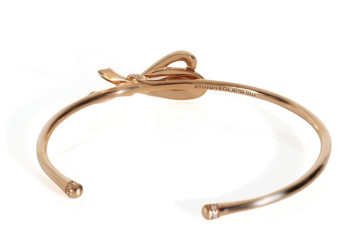 Bracciale a fiocco Tiffany & Co. in oro rosa 18k 0,82 CTW - vista 2