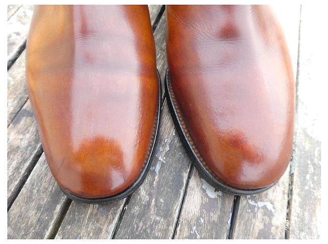 jm weston jodhpur stiefel 9D 43 schuhspanner Hellbraun - Ansicht 3