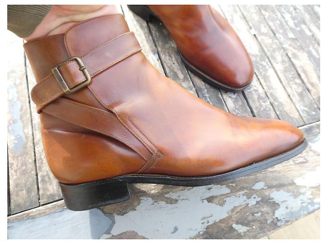 jm weston jodhpur stiefel 9D 43 schuhspanner Hellbraun - Ansicht 4