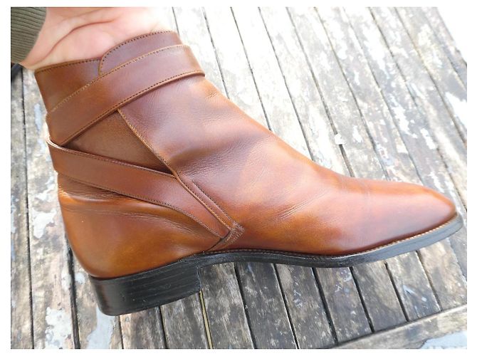jm weston jodhpur stiefel 9D 43 schuhspanner Hellbraun - Ansicht 7