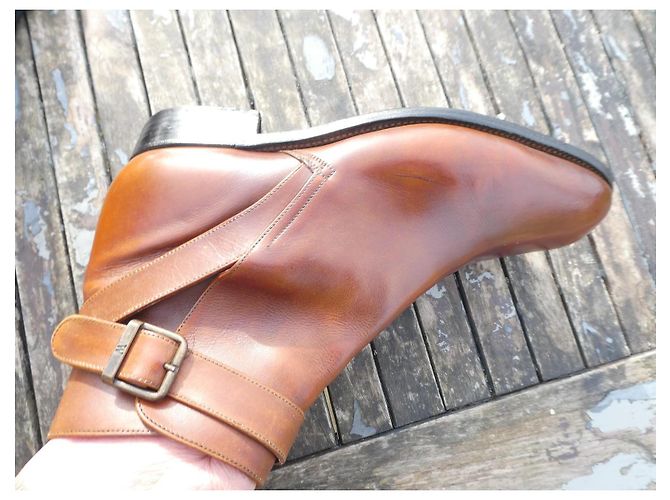 jm weston jodhpur stiefel 9D 43 schuhspanner Hellbraun - Ansicht 8