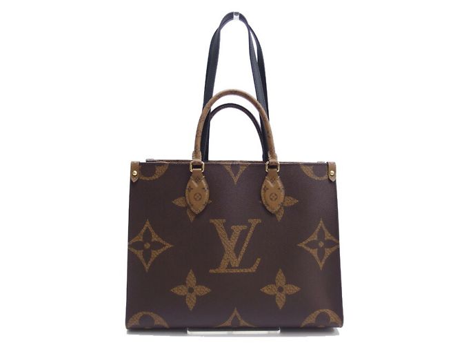Borsa tote On the Go MM Monogram Louis Vuitton Marrone Marrone scuro - vista 2
