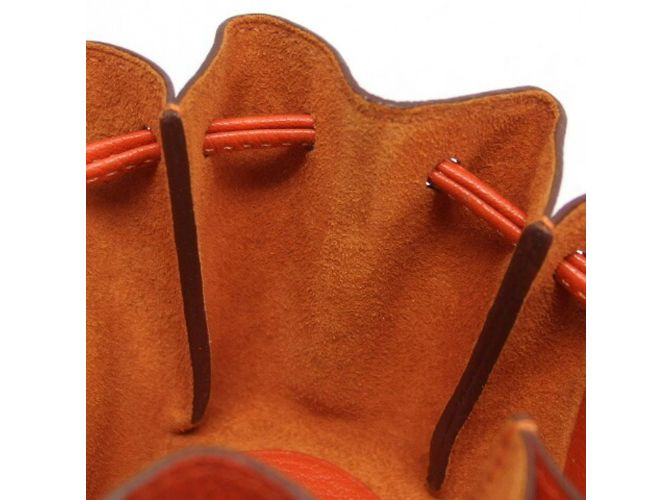 Hermès Pochette Hermes Vespa in Arancione - vista 11