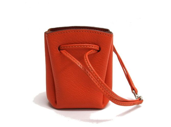 Hermès Pochette Hermes Vespa in Arancione - vista 2