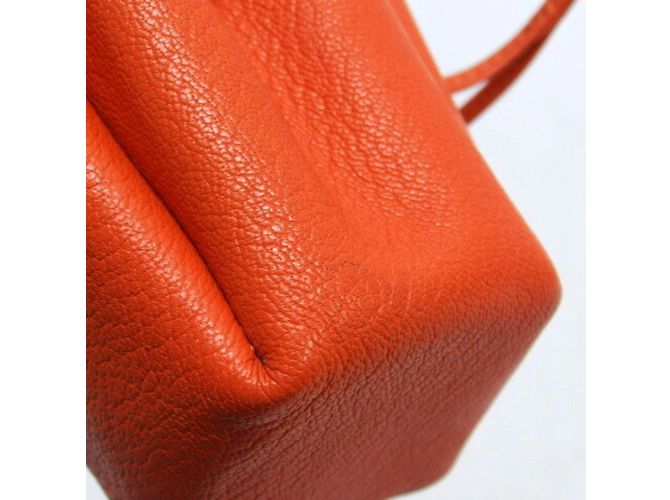 Hermès Pochette Hermes Vespa in Arancione - vista 9