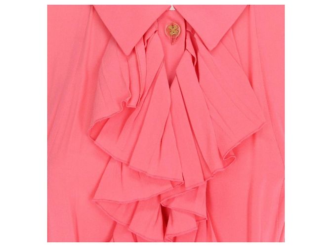 Giacca e completo in lana rosa Chanel - anni 2000 - vista 8
