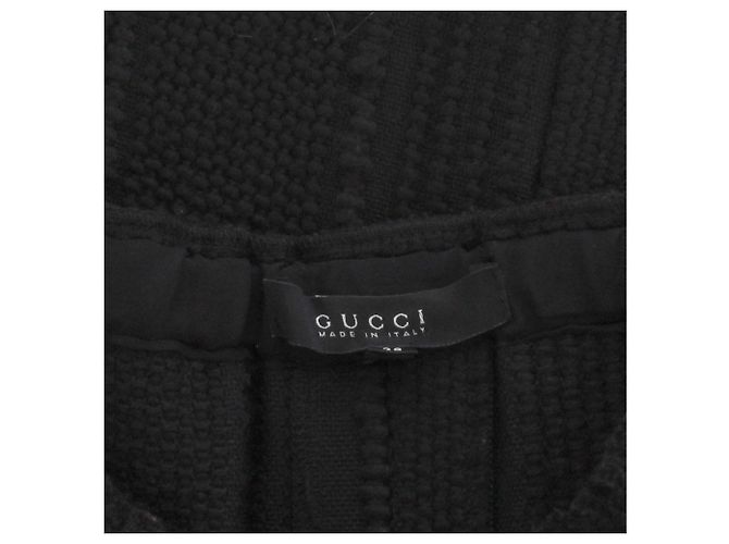 Falda de punto negra Gucci - años 2000 Negro - vista 4