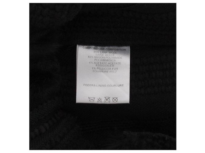 Falda de punto negra Gucci - años 2000 Negro - vista 5