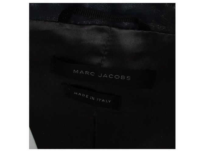 Jaqueta de couro azul sombreado Marc Jacobs - Anos 2020 - vista 4