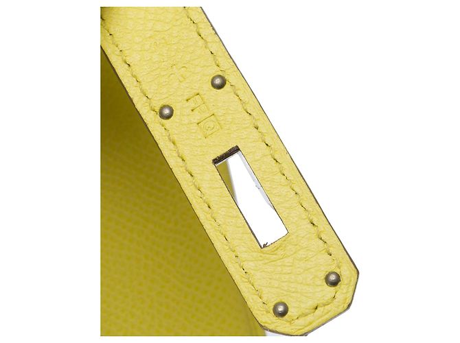Hermès Sac HERMES Birkin 30 en Cuir Jaune - 102509 - vue 8