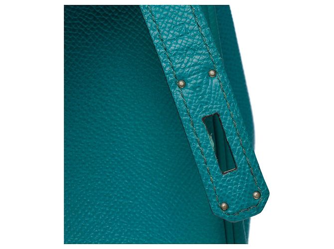 Hermès Borsa HERMES Birkin 30 in Pelle Blu - 102502 - vista 8