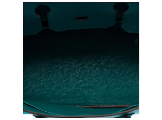 Hermès Borsa HERMES Birkin 30 in Pelle Blu - 102502 - vista 9