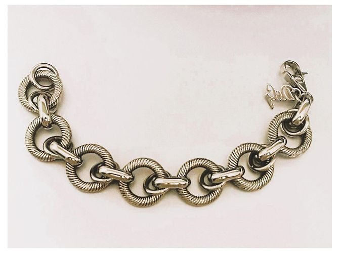 Splendida parure DOLCE & GABBANA acciaio maglia marina argento - vista 10