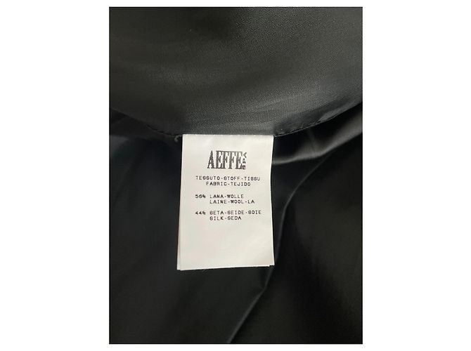 Jean Paul Gaultier Jacke Dunkelviolett Wolle Seide - Ansicht 11