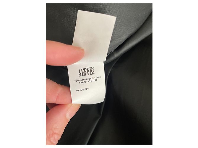 Jean Paul Gaultier Jacke Dunkelviolett Wolle Seide - Ansicht 12