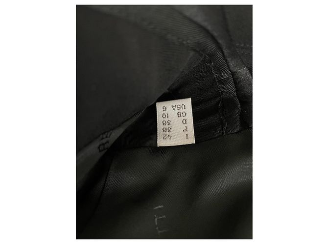 Giacca Alberta Ferretti in lana nera con basque in seta e bottoni gioiello Nero - vista 16