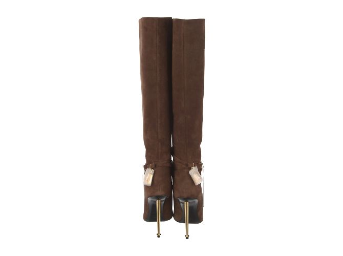 Botas Tom Ford de ante marrón Castaño - vista 2