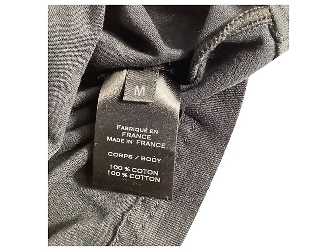 T-shirt a maniche lunghe ricamato Balmain in cotone nero - vista 6